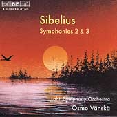 ⡦󥹥/Sibelius Symphony No.2 &No.3[BIS862]