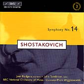 Shostakovich: Symphony no 14 / Wigglesworth, Rodgers, et al