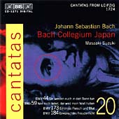 ڲ/Bach Cantatas - Vol 20 / Bach Collegium Japan, Suzuki et al[BISCD1271]