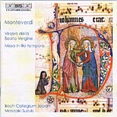 Monteverdi Vespro della Beata Vergine etc / Suzuki, Bach Collegium Japan[BISCD1071/1072]