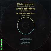 Messiaen, Schoenberg, Martinu / Kammarmusikmakarna Messiaen, Schoenberg, Martinu / Kammarmusikmakarna
