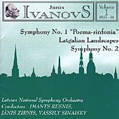 Ivanovs - Orchestral Music Vol 1 / Resnis, Zirnis, et al