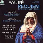 Faure: Requiem;  Durufle: Messe "Cum jubilo";  Messiaen