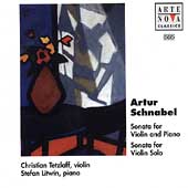 Schnabel: Violin Sonatas :Christian Tetzlaff(vn)/Stefan Litwin(p)