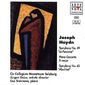 Haydn: Symphonies no 49 & 45, Piano Concerto / Juergen Geise