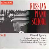 Russian Piano School Vol 19 / Edvard Syomin