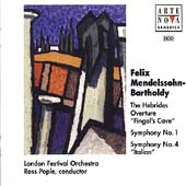 Mendelssohn: Symphonies no 1 & 4, Hebrides Overture / Pople
