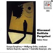 Pergolesi: Stabat Mater / Groehs, Kopinits, Bessenyei, et al Pergolesi: Stabat Mater / Groehs, Kopinits, Bessenyei, et al