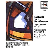 Beethoven: Concertos for Violin and Piano:Triple Concerto Op.56/Violin Concerto WoO.5/etc(1996):Sima Trio/David Montgomery(cond)/Jena PO/etc Beethoven: Concertos for Violin and Piano:Triple Concerto Op.56/Violin Concerto WoO.5/etc(1996):Sima Trio/David Montgomery(cond)/Jena PO/etc