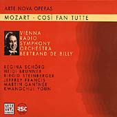 Mozart:Cosi Fan Tutte (2000):Bertrand de Billy(cond)/Vienna Radio Symphony Orchestra/Vienna Singakademie Chorus/etc