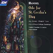 Handel: Ode for St Cecilia's Day / Ledger, Gomez, Tear