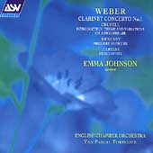 Weber: Clarinet Concerto no 1, etc / Johnson, Tortelier