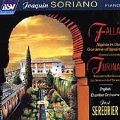 Falla: Nights in the Gardens of Spain, etc / Soriano