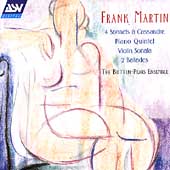 Martin: 4 Sonnets a Cassandre, etc / Britten-Pears Ensemble Martin: 4 Sonnets a Cassandre, etc / Britten-Pears Ensemble
