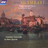 Sgambati: Piano Quintet no 2, etc / Caramiello, Ex Novo