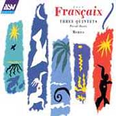 Francaix: Three Quintets, Piccolo Duetti, etc / Mobius