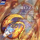 Rosza: The Two String Quartets, etc / Flesch Quartet
