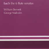 Bach: The 6 Flute Sonatas / Bennett, Malcolm, Evans