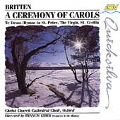 Britten: A Ceremony of Carols, etc / Grier, Christ Church