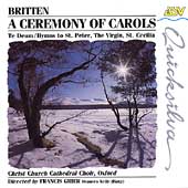 Britten: A Ceremony of Carols, etc / Grier, Christ Church Britten: A Ceremony of Carols, etc / Grier, Christ Church