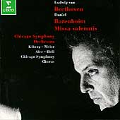 Beethoven: Missa Solemnis / Barenboim, Chicago SO & Chorus