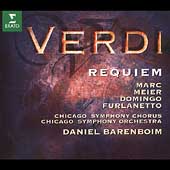 Verdi: Requiem / Barenboim, Marc, Meier, Domingo, Furlanetto