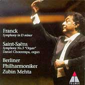 Franck: Symphony in D minor;  Saint-Saens / Mehta, Berlin PO