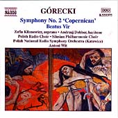 Gorecki: Symphony no 2, etc / Wit, Kilanowicz, Dobber, et al