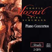 Mozart, Chopin, Schumann, Grieg: Piano Concertos Mozart, Chopin, Schumann, Grieg: Piano Concertos
