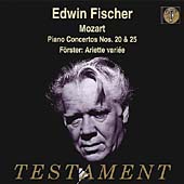 ȥ󡦥եå㡼/Mozart Piano Concertos nos 20 &25 / Krips, Fischer, et al[SBT1218]