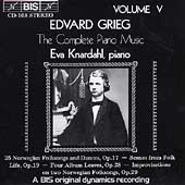 Grieg: Complete Piano Music Vol 5 / Eva Knardahl
