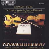 Brahms: Sonatas for Violin and Piano / Sparf, Westenholz