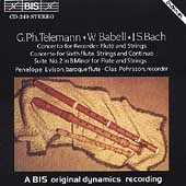 Bach, Telemann, Babell: Flute & Recorder Concertos / Evison