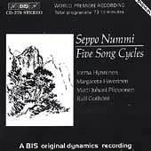Nummi: Song Cycles / Haverinen, Piiponen, Hynninen