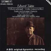 Tubin: Violin Concerto no 1, etc / Lubotsky, Jaervi