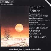 Britten: Les Illuminations, Lachrymae, etc / Csaba