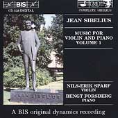 Sibelius: Music for Violin & Piano Vol 1 / Sparf, Forsberg