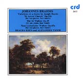 Brahms: Haydn Variations, 16 Waltzes, etc / Eden, Tamir