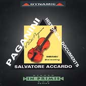 Paganini: Historical Documents / Accardo, Prihoda, Bignami