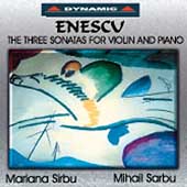 Enesco: Three Sonatas for Violin & Piano / Sirbu, Sarbu