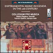 Instrumental Music in Genoa in the 17th Cent / Collegium Pro