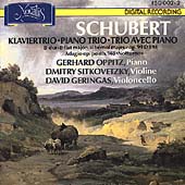 Schubert: Piano Trio D898 / Oppitz, Sitkovetzky, Geringas