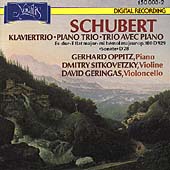 Schubert: Piano Trio D 929 / Oppitz, Sitkovetzky, Geringas