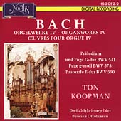 Bach: Organ Works Vol 4 / Ton Koopman