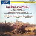 Weber: Trio Op 63, 6 Sonaten Op 10 / Nicolet, Canino, et al