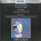 Schoenberg: Pierrot Lunaire;  Boulez, Webern / Sziklay