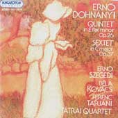 Dohnanyi: Piano Quintet, Sextet / Szegedi, Tatrai Quartet