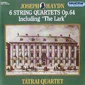 Haydn: 6 String Quartets Op 64 / Tatrai Quartet