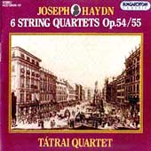 Haydn: 6 String Quartets Op 54 & 55 / T trai Quartet