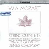 Mozart: String Quintets K 593 & K 614 / Koromzay, Takacs Qt